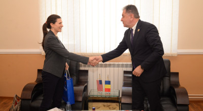 Primarul Cristian Gentea, întâlnire cu reprezentanţii ambasadei SUA în România