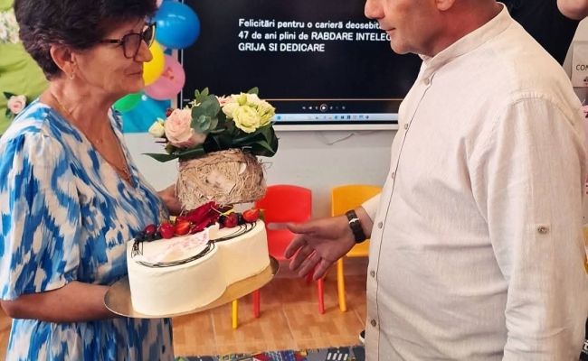 Primarul comunei Bradu, surpriză de neuitat pentru o doamnă de milioane