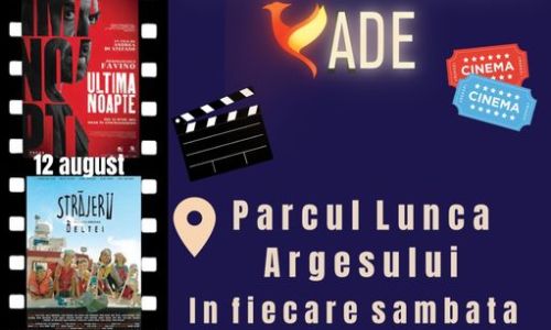 Sâmbătă, a doua seară a festivalului de film în aer liber „FilmFest ADE 2023”!