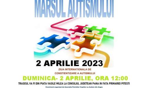 La Piteşti va fi marcată Ziua Internaţională de Conştientizare a Autismului