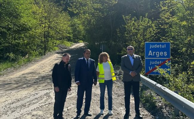 Încep lucrările la DJ 703G Șuici - Ianculești, drumul care leagă Argeșul de Vâlcea