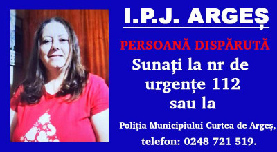 ALERTĂ în Argeș! O femeie a DISPĂRUT