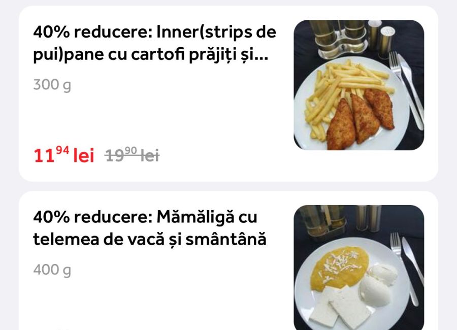 Autoservire Central, reduceri de 40% la mai multe meniuri prin TAZZ