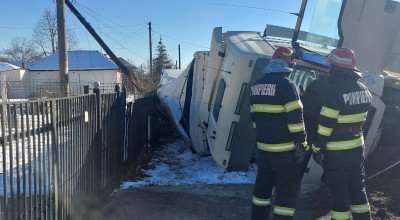 ACUM! TIR, accident GRAV în Argeș!