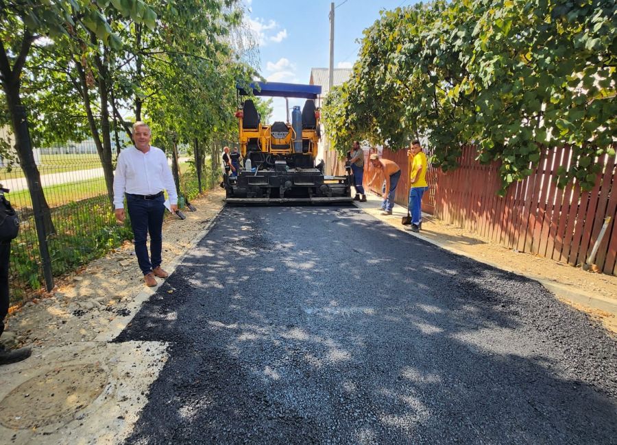 Drumuri modernizate şi reabilitate în comuna Valea Iaşului