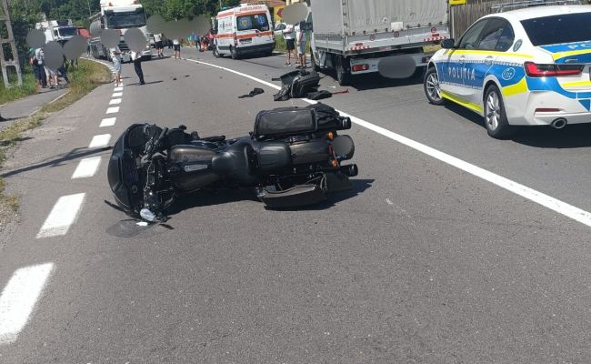 ACUM! Accident MORTAL în Argeș! Un motociclist a murit