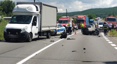 ACUM! Accident MORTAL în Argeș! Un motociclist a murit