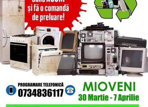 O nouă acţiune de colectare a deşeurilor electrice şi electronice