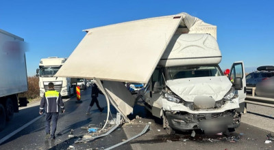 ACUM! Accident GRAV pe Autostrada București-Pitești! Intervine DESCARCERAREA!