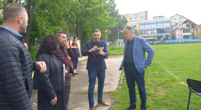 Primarul Gentea, veşti excelente despre baza sportivă 'Aripi'