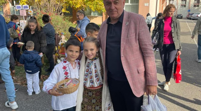 Primarul Gentea, în mijlocul elevilor din Piteşti!