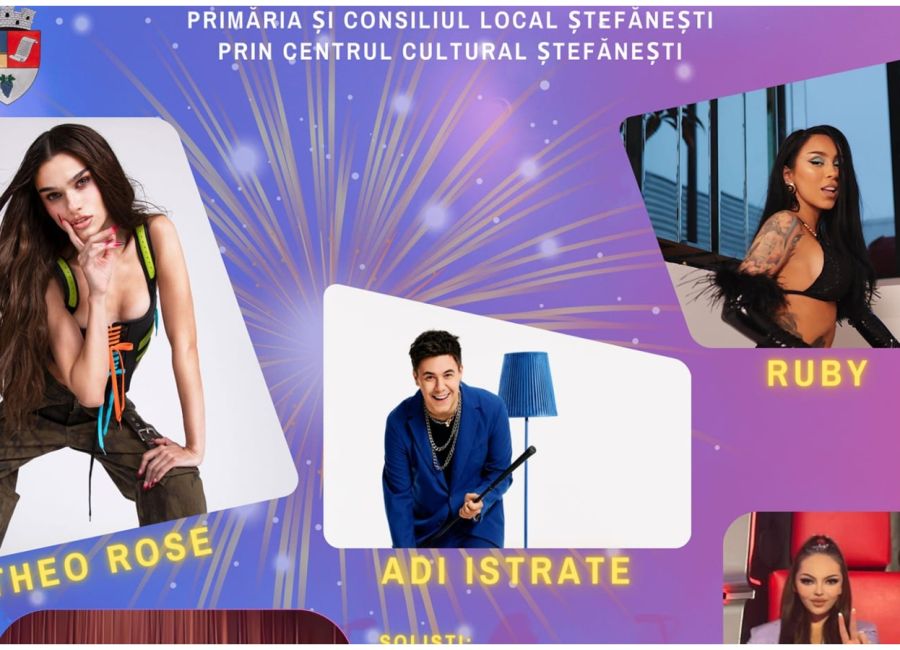 Theo Rose şi Ruby, spectacol incendiar la Zilele Oraşului Ştefăneşti