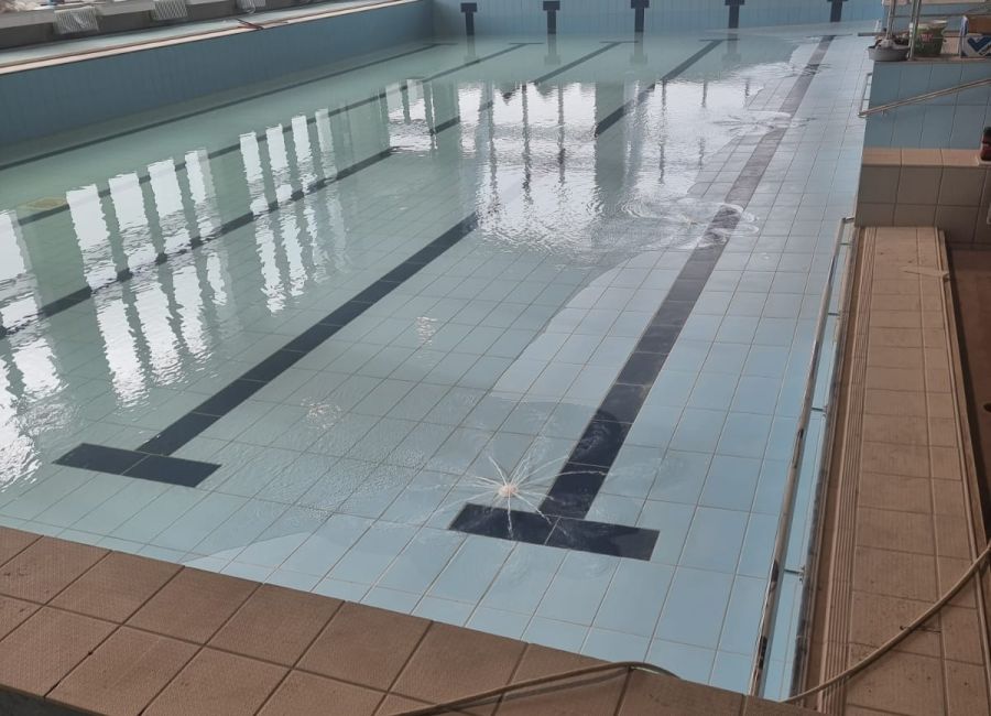Primarul Gentea, veşti excelente! Lucrările la Bazinul Olimpic se apropie de final