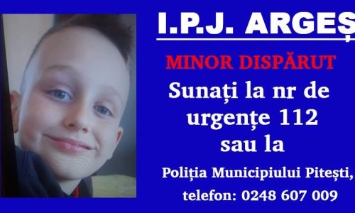 ACUM! ALERTĂ în Argeș! Un copil a DISPĂRUT