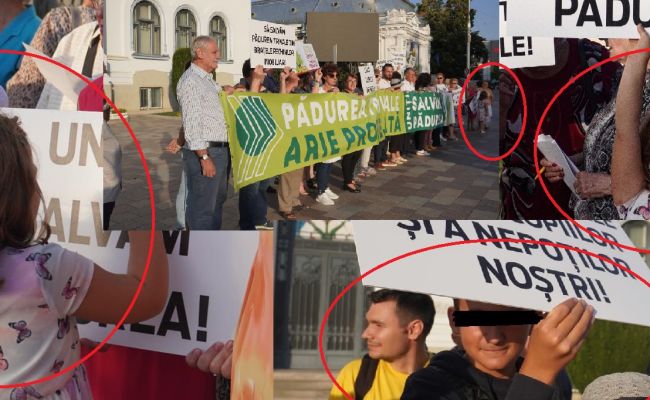 Liberalii piteșteni FĂRĂ LIMITE! Copii și proteste neautorizate...