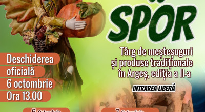 Vineri începe Târgul de meșteșuguri și produse tradiționale - ROD CU SPOR