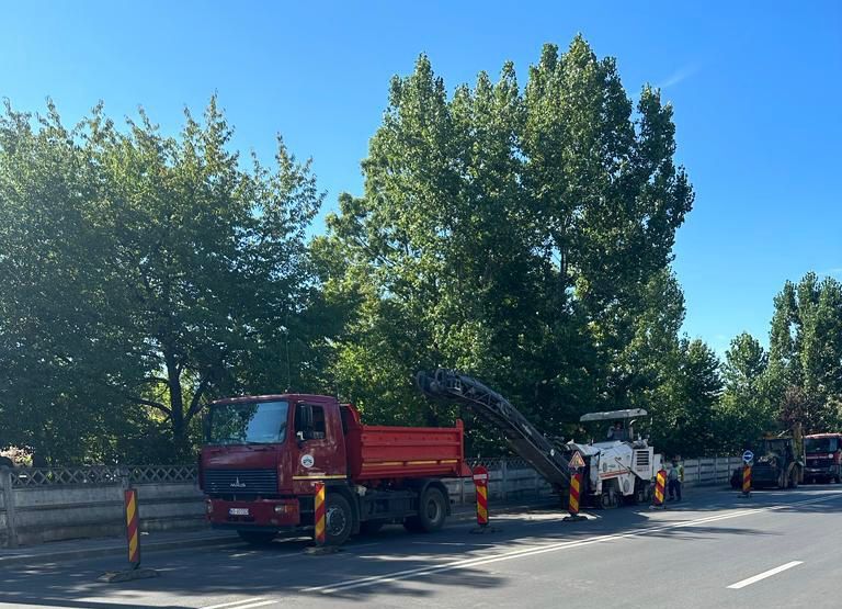 Lucrări importante la intrările în municipiul Pitești