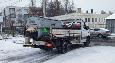 Acțiuni permanente de deszăpezire, în Pitești