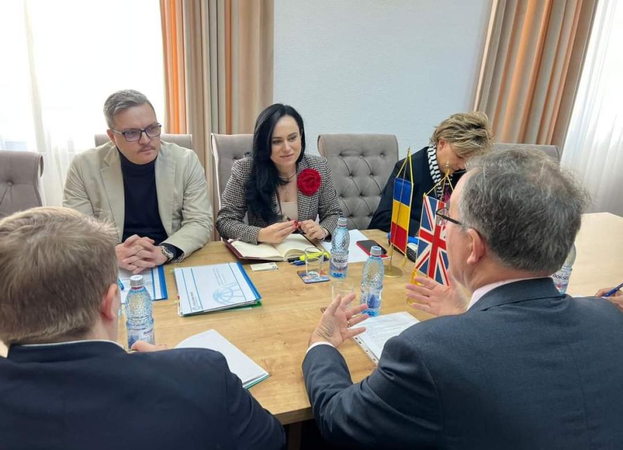 Ministrul Simona Bucura Oprescu, întâlnire cu ambasadorul Regatului Unit al Marii Britanii și Irlandei de Nord