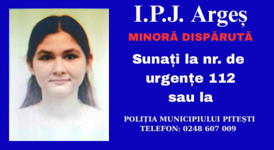 ALERTĂ în Argeș! O minoră de 15 ani a DISPĂRUT