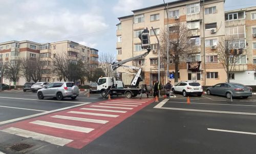 Un nou sistem de semaforizare va fi pus în funcțiune la Mioveni