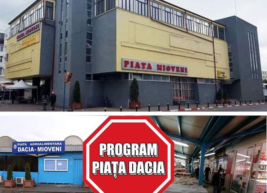 Piaţa 'Dacia', program special pe 23 şi 24 ianuarie