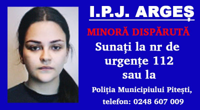 ALERTĂ! O minoră din Piteşti a DISPĂRUT de acasă