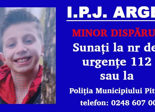 ACUM! ALERTĂ pe străzile din Piteşti! Un copil de 10 ani a DISPĂRUT
