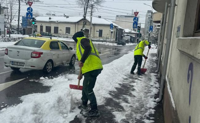 Primarul Gentea, mesaj de mulțumire pentru echipele care au muncit la deszăpezirea municipiului Pitești