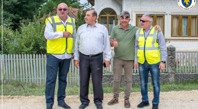 Lucrări de modernizare pe un important drum din Argeş
