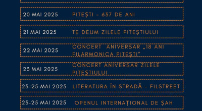 Spectacole de excepție de Zilele Municipiului Pitești
