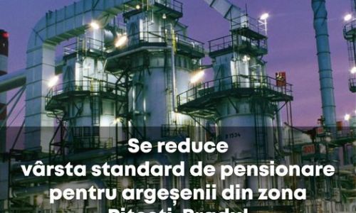Se reduce vârsta standard de pensionare pentru argeșenii din zona Pitești-Bradu!