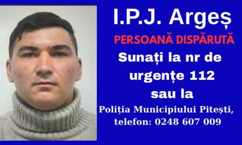 ALERTĂ în Argeș! Un tânăr de 28 de ani a DISPĂRUT!