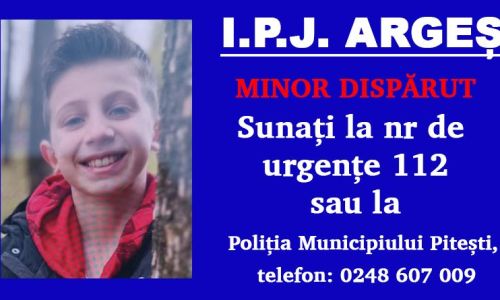 ACUM! ALERTĂ pe străzile din Piteşti! Un copil de 10 ani a DISPĂRUT