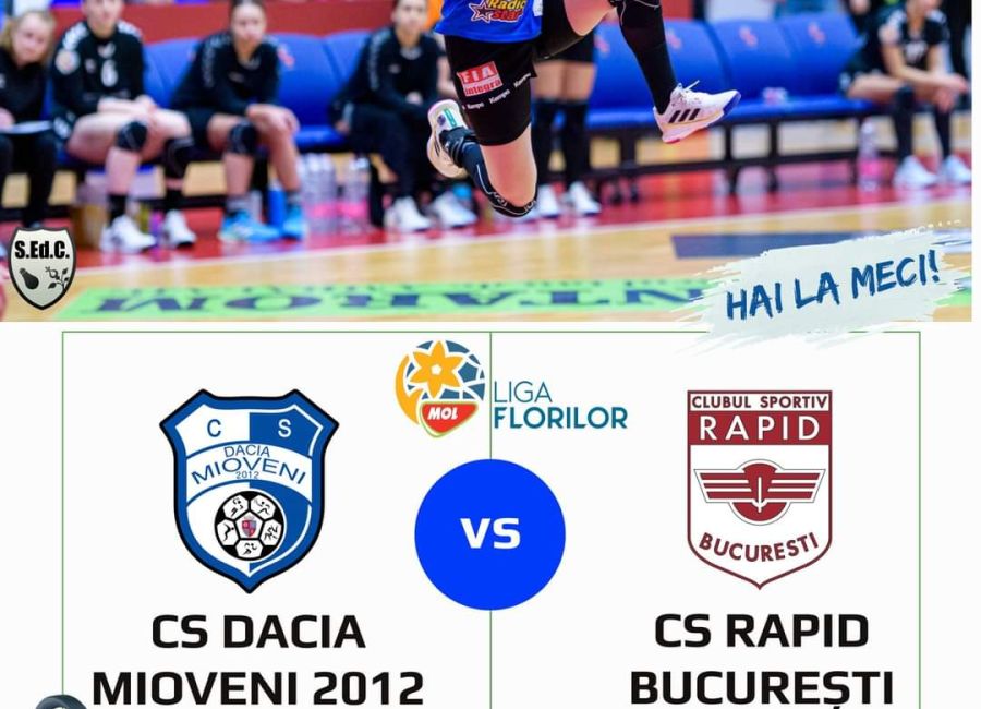 Dacia Mioveni are meci acasă cu Rapid