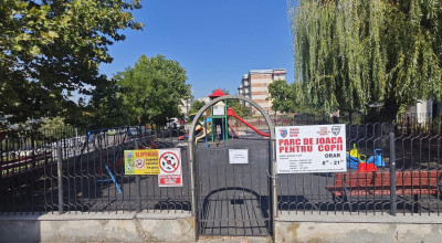 Un loc de joacă din Mioveni este ÎNCHIS temporar!