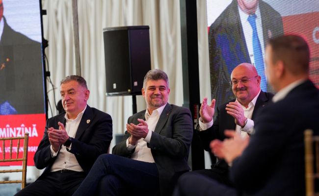 Marcel Ciolacu, la lansarea lui Ion Mînzînă și Cristian Gentea: ”Să nu ne alinăm! Nimeni nu are nicio șansă în fața voastră! Veți câștiga toate alegerile!”