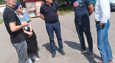 Primarul Cristian Gentea, vizită în teren, în cartierul Găvana