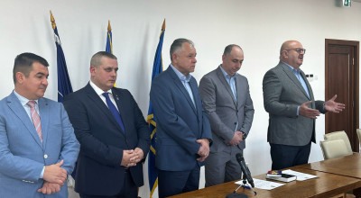 Noul subprefect, Marius Pîrvu, a depus jurământul