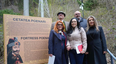 Cetatea Poenari, redeschisă! “Între munte și cer, alături de istorie și oameni inimoși”