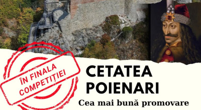 Cetatea Poienari, ÎN FINALA „Destinația Anului 2026” la categoria “cea mai bună promovare”!