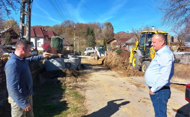 Lucrări de amploare în comuna Corbi