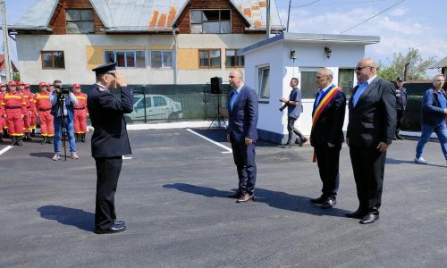Clădire nouă pentru pompierii din Mioveni
