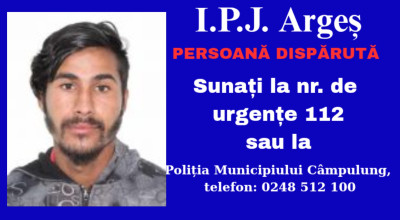 ALERTĂ în Argeș! Un tânăr de 25 de ani a DISPĂRUT