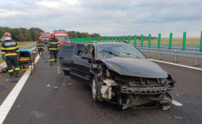 Accident cu TREI VICTIME pe Drumul Expres Pitești-Craiova