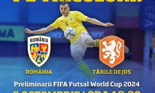 Naţionala de fotbal în sală a României va juca la Piteşti Arena