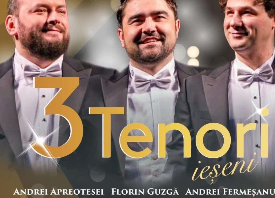 Trei tenori din Iaşi în concert cu Filarmonica din Piteşti