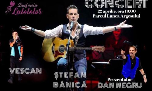 Ștefan Bănică Junior și Vescan, CONCERT, astăzi la Simfonia Lalelelor