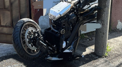 Accident cu MOTOCICLIST în Pitești!