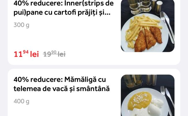 Autoservire Central, reduceri de 40% la mai multe meniuri prin TAZZ